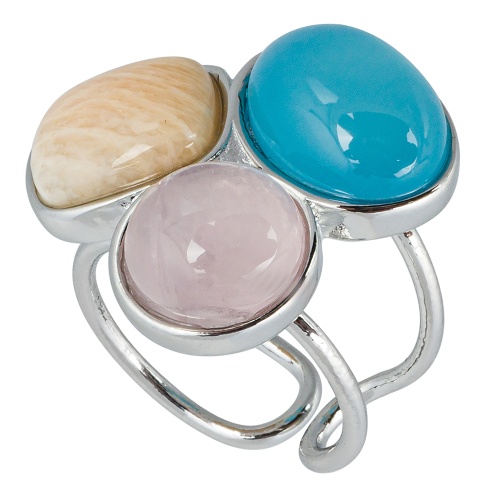 Кольцо Possebon Azul, Q.Roze, Bege, K0178.20.7.13 S фото 3